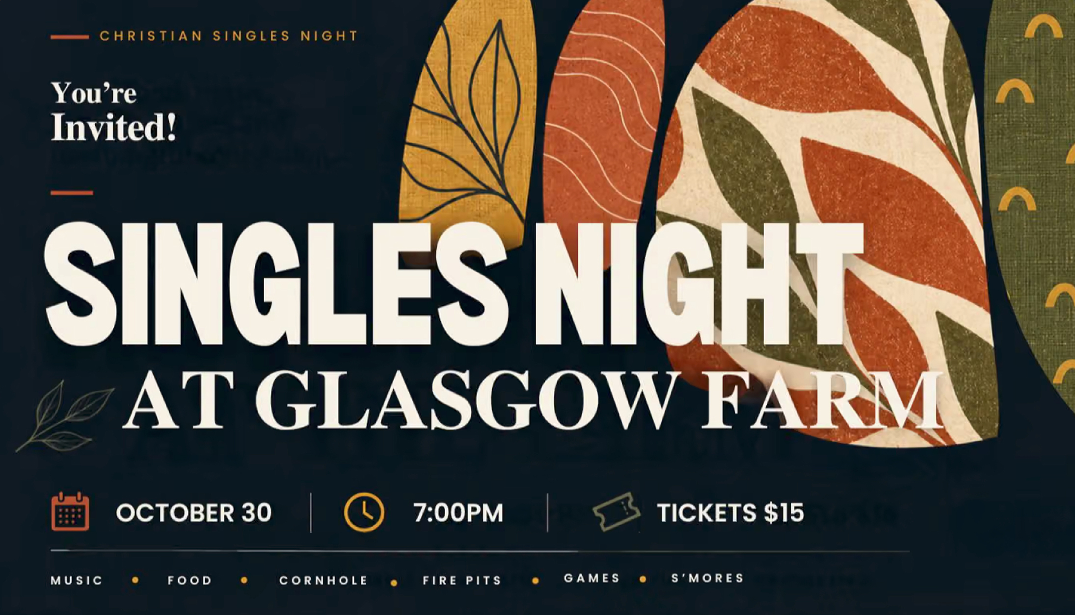 Singles Night art 10-30-26
